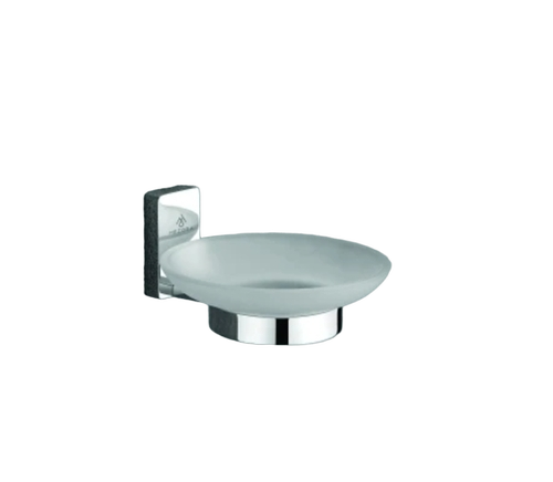 Silver Brass Glass Shop Dish - Finish: Glossy