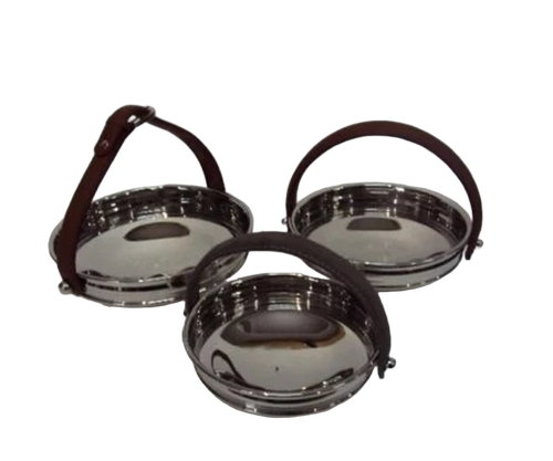 Round Silver Basket - Metal Type: Stainless Steel