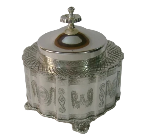 Metal Jewellery Box - Color: Silver