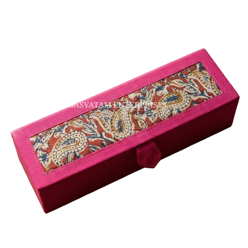 Traditional Kalamkari Bangle Box