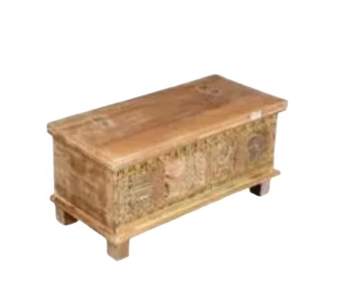 Spacious Wooden Chest - Color: Brown