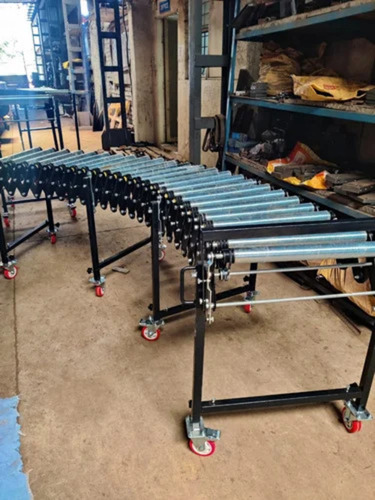 Flexible Roller Conveyor - Color: Green