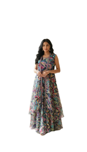 Indo Western Dresses - Color: Multicolor