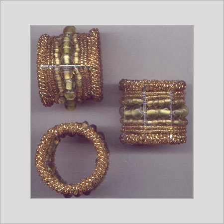 Designer Beaded Napkin Ring