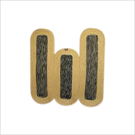 एंटी स्लिप ब्रेडेड टॉयलेट मैट का आकार: 19" X 20" (टॉयलेट सीट मैट)