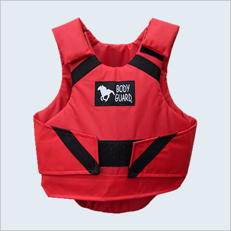 Sleeveless Red Color Body Protector Jacket