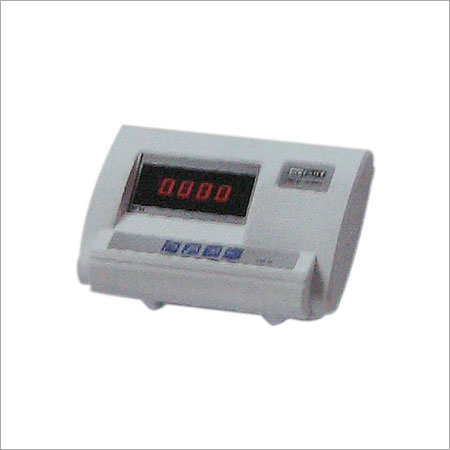 Digital Weighing Scale Indicator - 14 Mm LED Red Display, 40-Hour Battery Backup, 6 Load Cell Support, Software Selectable Capacity & Calibration