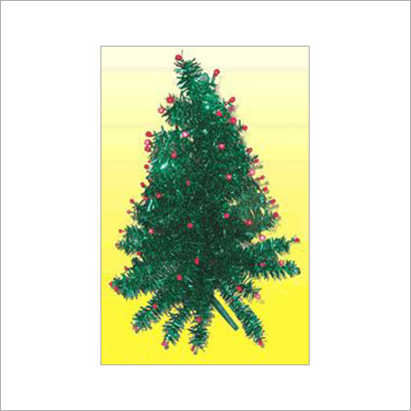 ग्रीन एन ग्रीन कलर क्रिसमस ट्री
