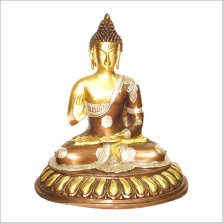 Golden Plated Buddha Statues