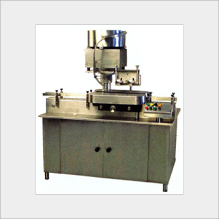 Gear Drive System Screw Cap Sealing Machine - Stainless Steel Finish | Automated Precision Sealing Technology