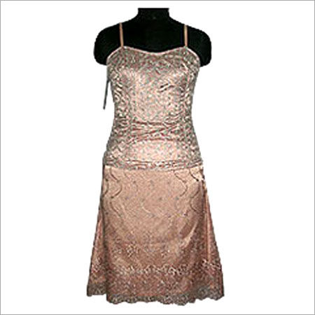 Ladies Party Wear Short Gown