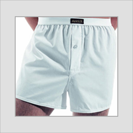 थ्री नीडल कवर्ड इलास्टिक कमरबंद बॉक्सर शॉर्ट्स