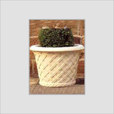 क्रीम कलर वर्सेटाइल स्टोन प्लांटर