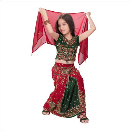 Kids Lehanga Choli Permanent Magnets