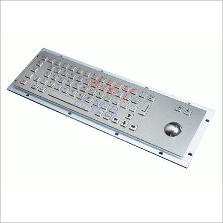  ट्रैकबॉल के साथ 299B नॉन-एनक्रिप्शन मेटल कीबोर्ड 