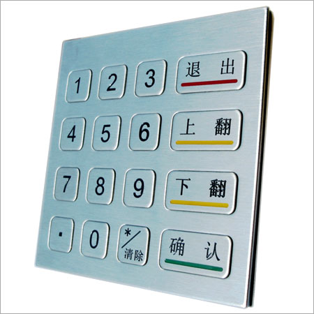 3502A गैर-एन्क्रिप्शन मेटल कीपैड