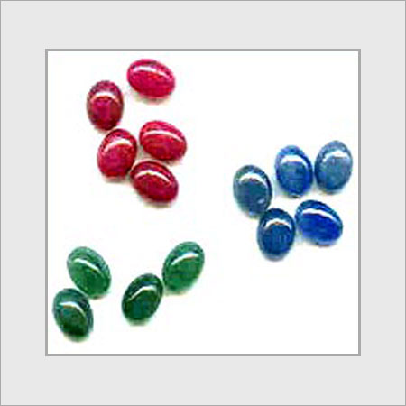 Sparkling Sapphire Cabochons Beads