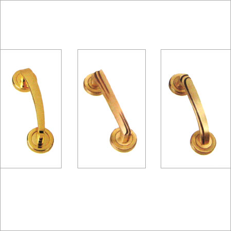 येलो ब्रास पोलिश डोर हैंडल