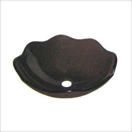 ब्राउन ग्लास वॉश बेसिन बाउल