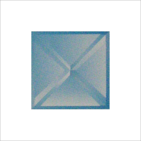 प्लेन लाइट वेट पिरामिड बेवेल्ड ग्लास