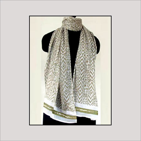 Cotton Fabric Embroidered Scarves