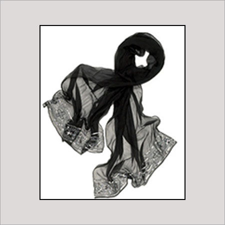 Silk Black Stoles