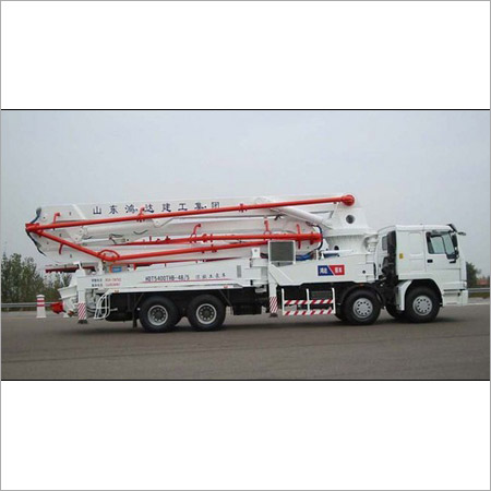 बूम 48m के साथ कंक्रीट पम्प