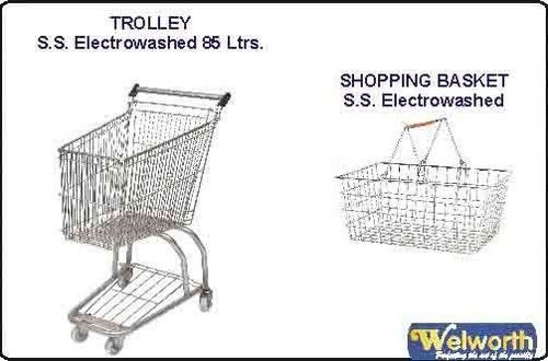 PlasticA Shopping Basket Trolleys