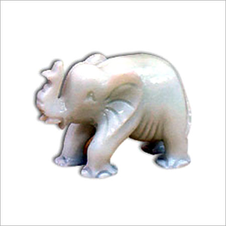  हस्तनिर्मित संगमरमर की हाथी की मूर्तियाँ 