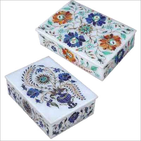 Designer Printed Marble Boxes