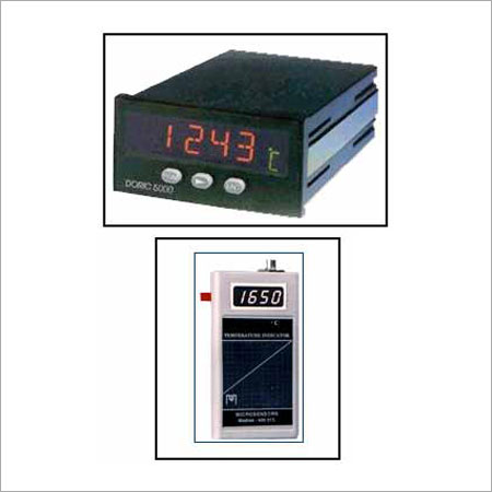 Digital Temperature Indicator - Dual RTD Sensor Input, Battery-Powered, Surface Mount Design for Easy Installation
