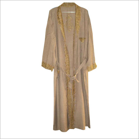 Kashmiri Embroidered Spun Woolen Dressing Gown Robe at Best Price in ...