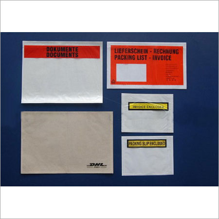 सफेद पैकिंग सूची लिफ़ाफ़ा