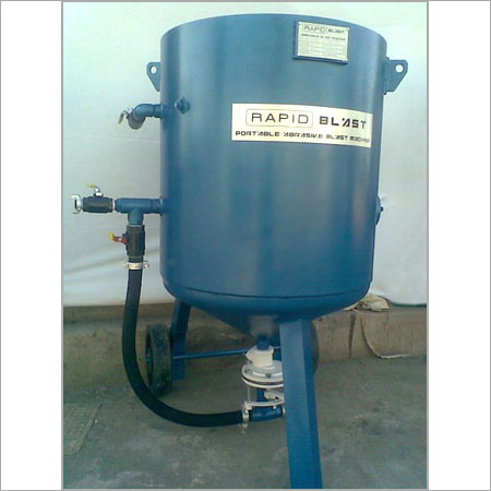 व्हील बेस सैंड ब्लास्ट मशीन