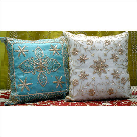 Eye Catchy Design Embroidered Cushion Cover