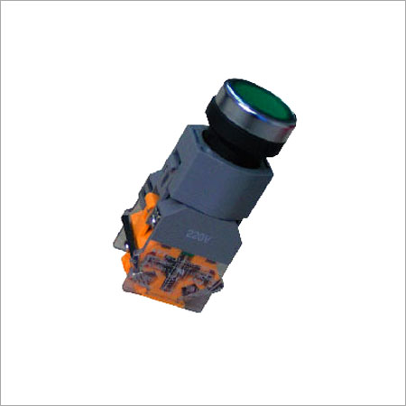 Green Smooth Functioning Push Button Switch