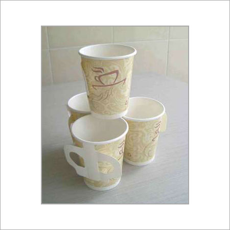 हैंडल के साथ पेपर टी कप