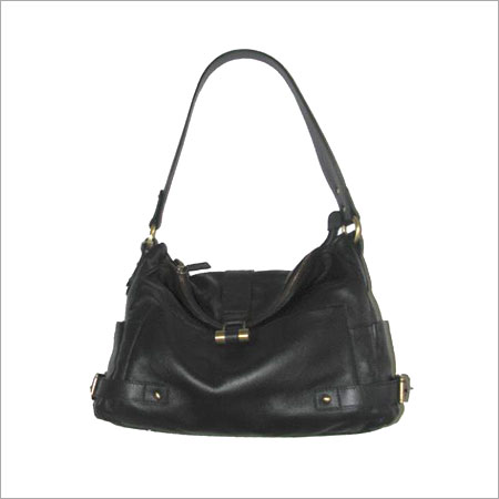 Black Color Leather Handbag