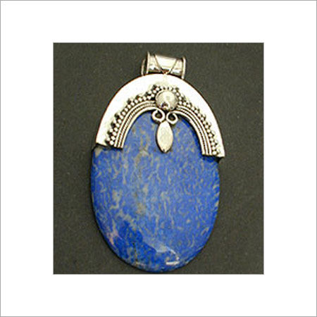 Handcrafted Gemstone Silver Pendant 