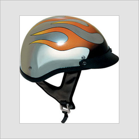 Chrome Flame Helmet