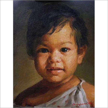 स्मूद फ़िनिश कैनवास पेंटिंग