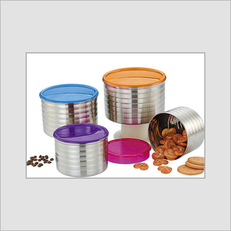 Kitchen Storage Pot - High Quality Stainless Steel, Durable Designer Patterns and Designs