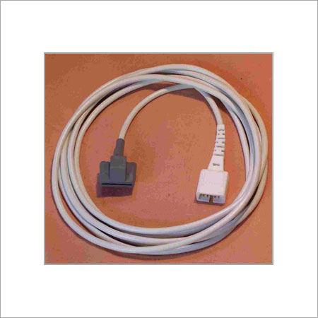 Pulse Oximeter Probes - PVC Material, 6 ft Length, Standard Connector Type, White Color | Compatible with Most Oximeters, Suitable for Adults and Pediatrics