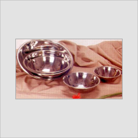 सिल्वर स्टेनलेस स्टील मिक्सिंग बाउल