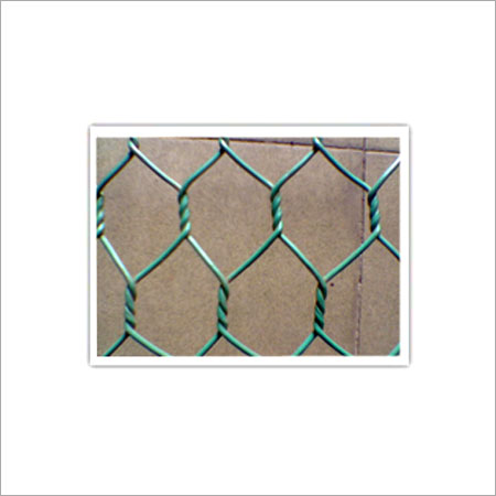 Steel Hexagonal Wire Mesh - Wire Diameter 0.13-1.5 mm | Corrosion Resistant, Polished SS Finish, Green Color