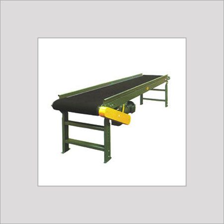 Belt Conveyor - Premium Quality | Flat and Portable Types, Flexible Conveying Path, Low Operational Cost, Self Aligning Roller Frames, Adjustable Tension through Gravity and Screw