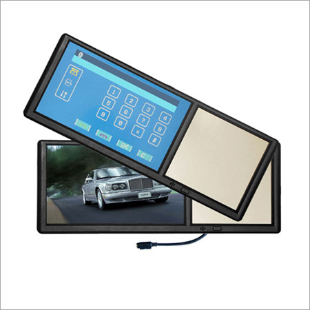 Bluetooth Rear View Mirror - 7 Inch Touch Screen Display, Caller ID, Adjustable Brightness | Automatic Rearview Activation with Backup Camera Support