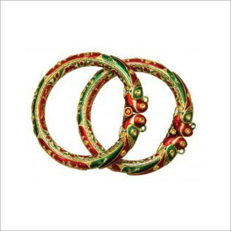 फैशन डिज़ाइनर मल्टीकलर एंटीक चूड़ियां