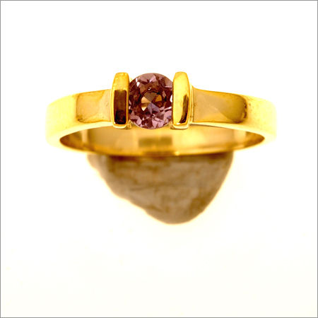 Gemstone Studded Gold Ring