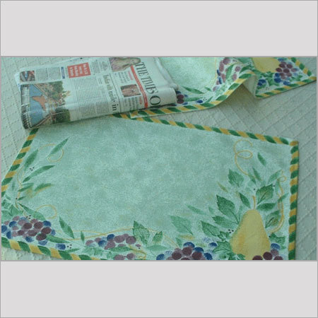 प्रिंटेड पैटर्न टेबल कवर